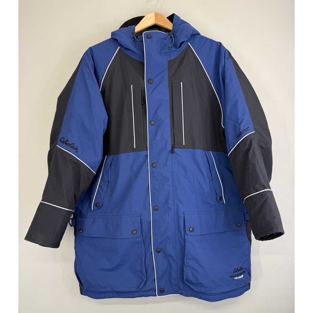 Cabela's Gore-Tex Parka Jacket Men's 2XL Guidewear Ice Angler Heavy Duty